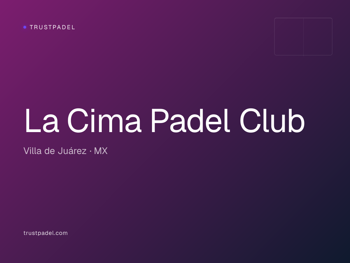 La Cima Padel Club padel club