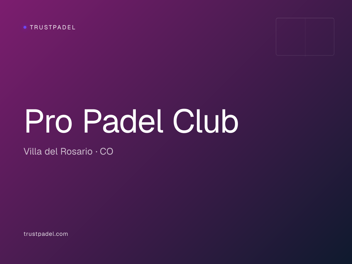 Pro Padel Club padel club
