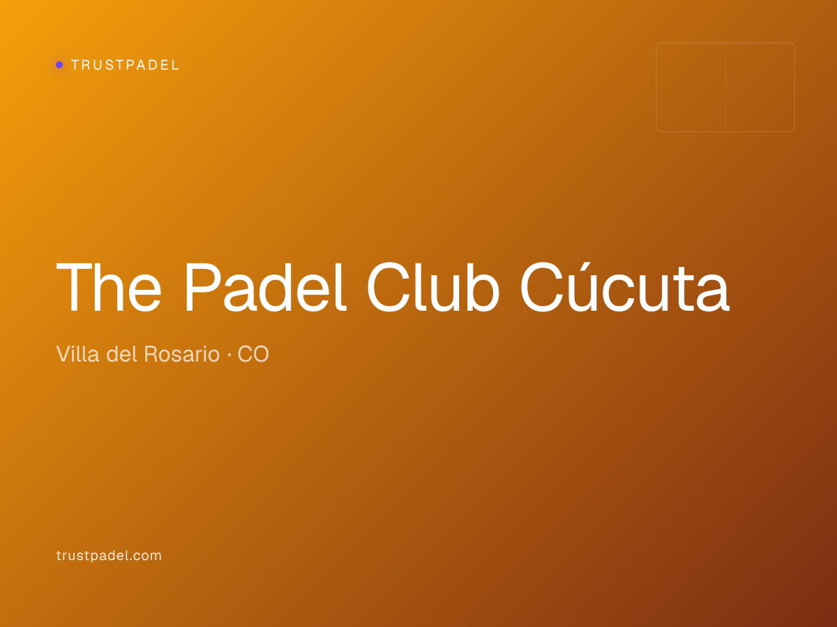 The Padel Club Cúcuta padel club