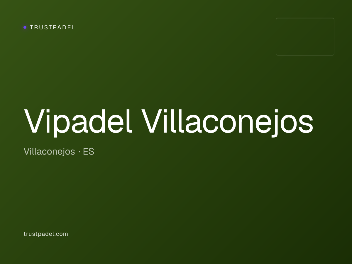 Vipadel Villaconejos padel club