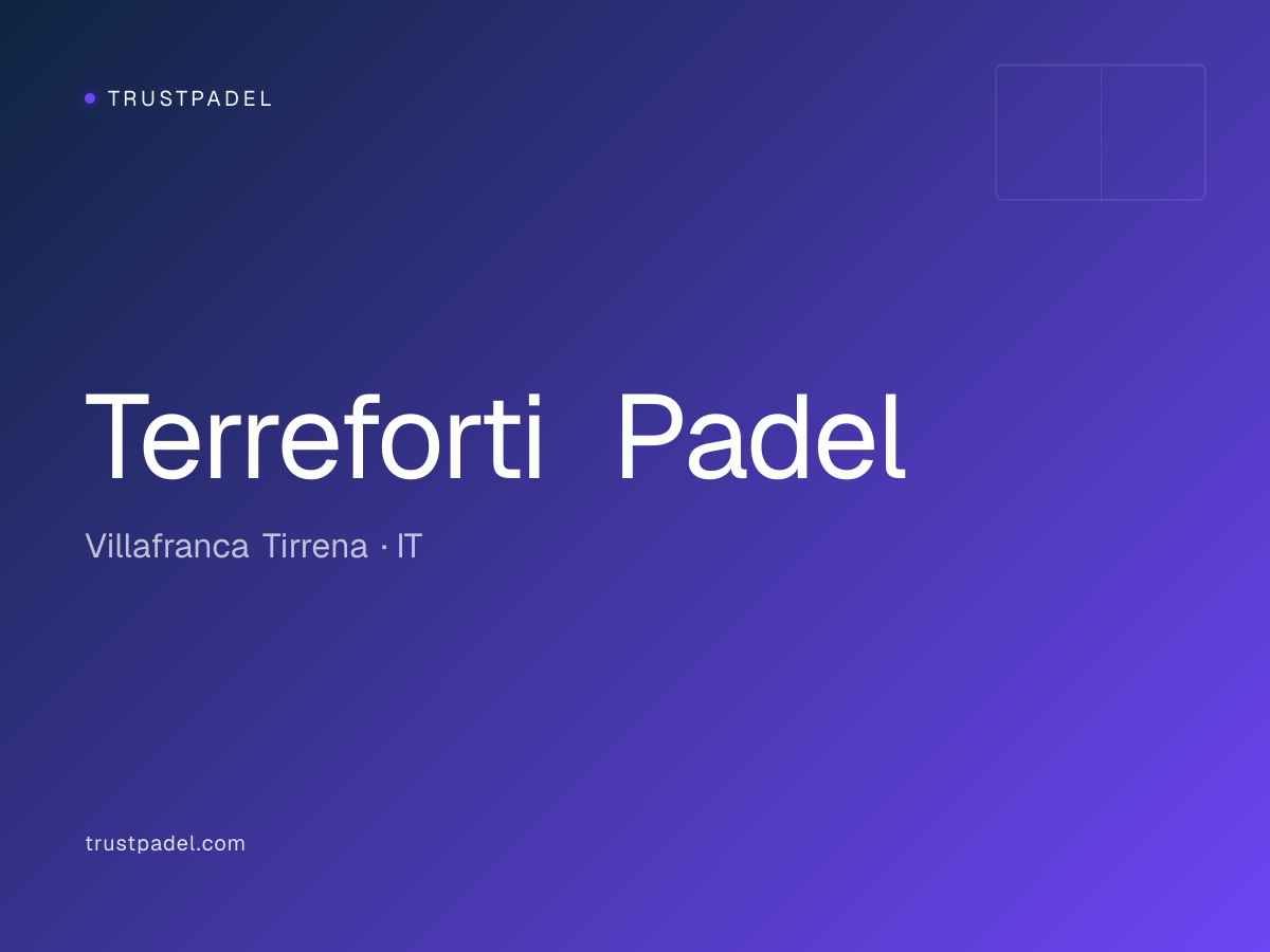 Terreforti Padel padel club