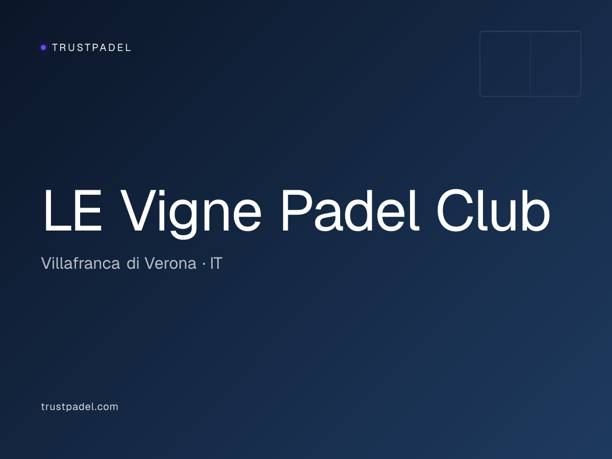 LE Vigne Padel Club padel club