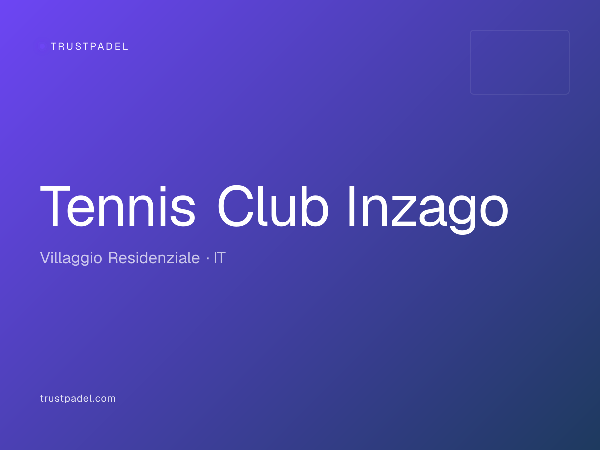Tennis Club Inzago padel club