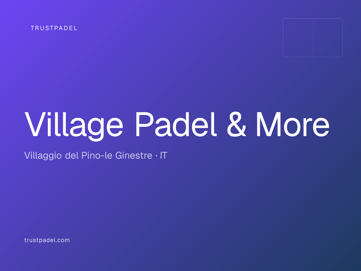 Village Padel & More padel club