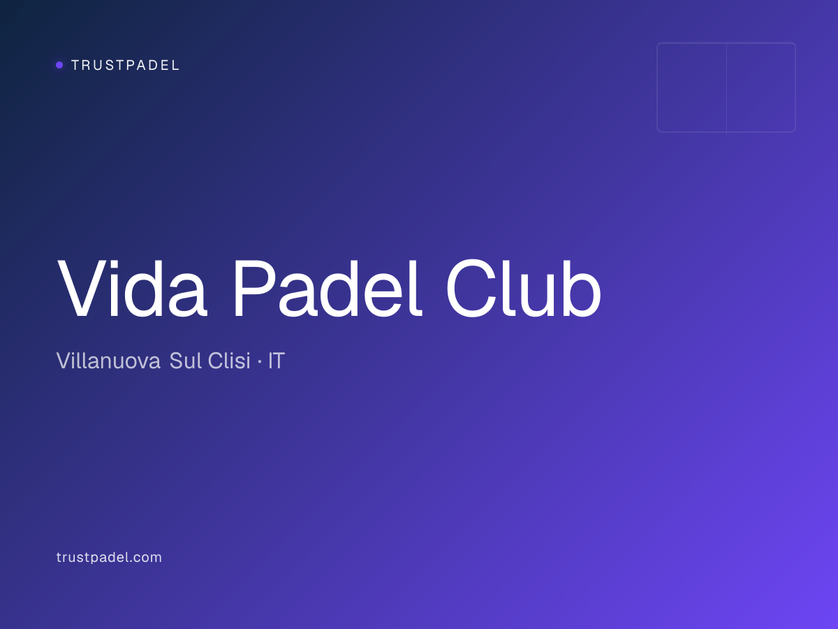 Vida Padel Club padel club