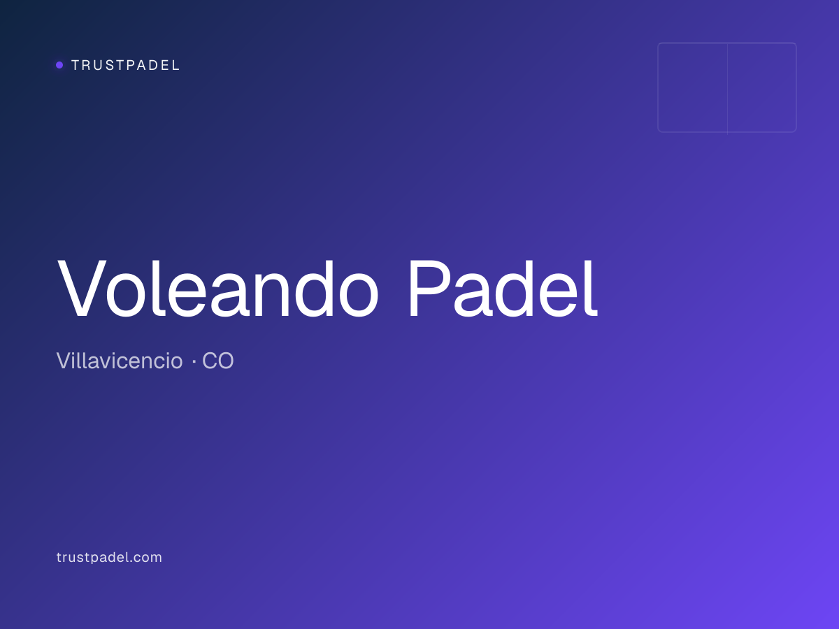 Voleando Padel padel club