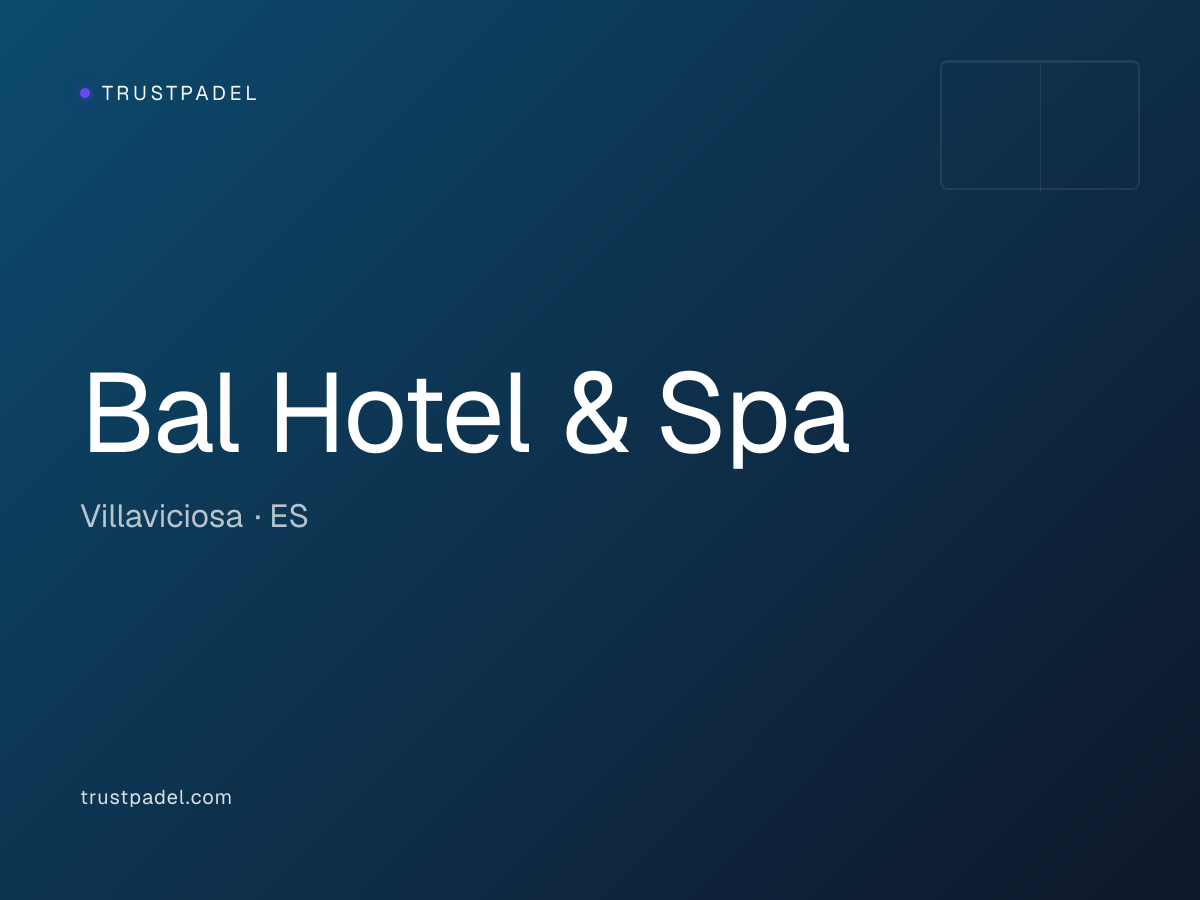 Bal Hotel & Spa padel club