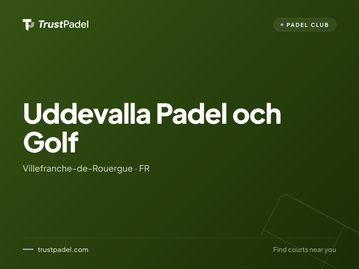 Uddevalla Padel och Golf padel club