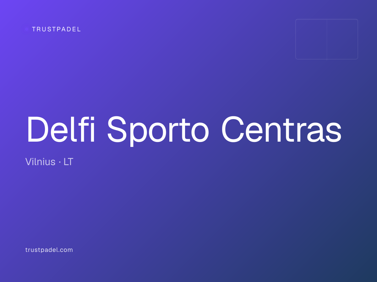 Delfi Sporto Centras padel club