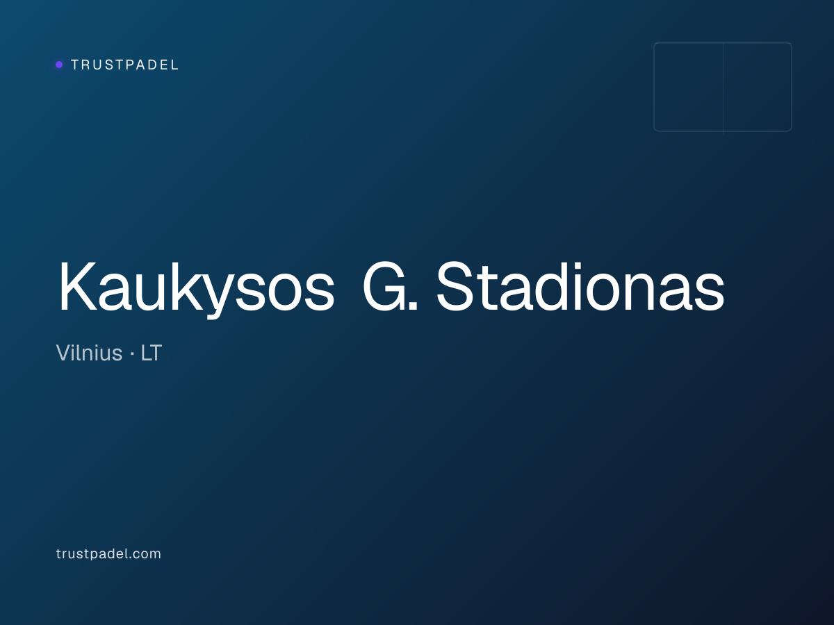 Kaukysos G. Stadionas padel club