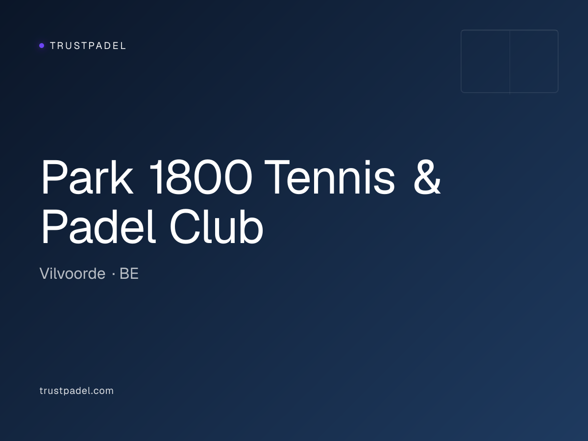 Park 1800 Tennis & Padel Club padel club