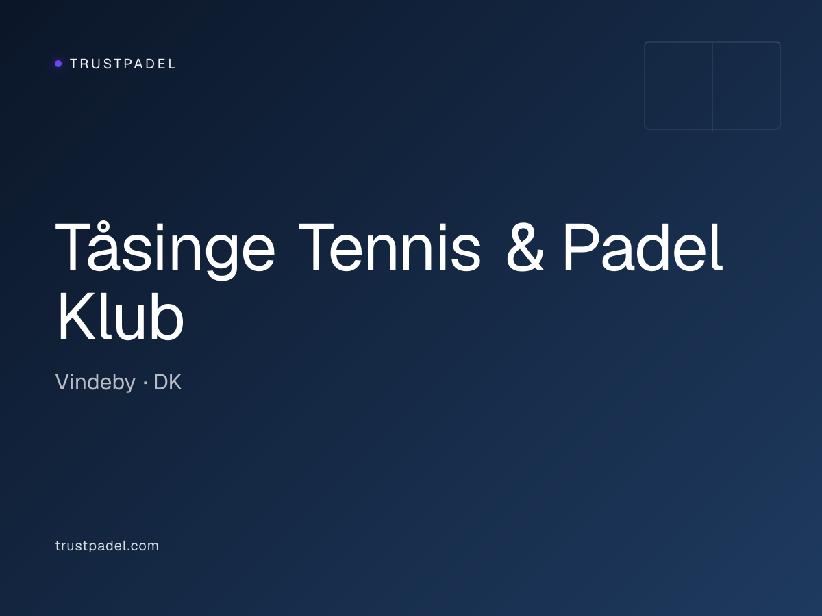 Tåsinge Tennis & Padel Klub padel club