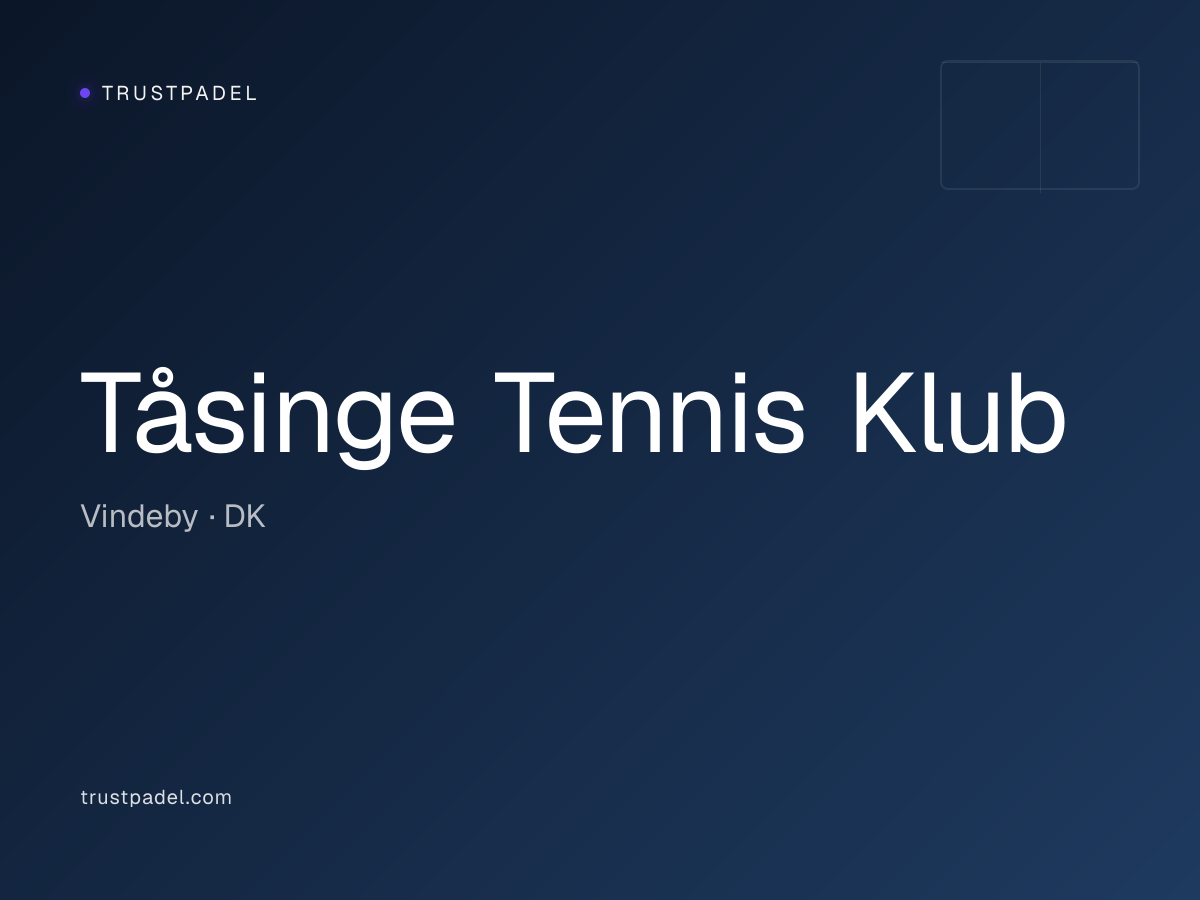 Tåsinge Tennis Klub padel club