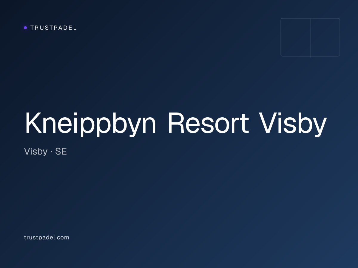 Kneippbyn Resort Visby padel club