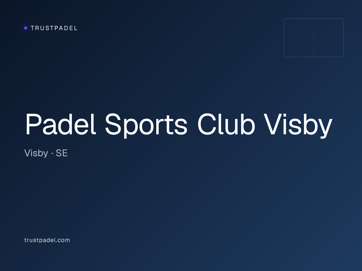 Padel Sports Club Visby padel club