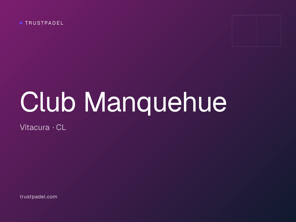 Club Manquehue padel club