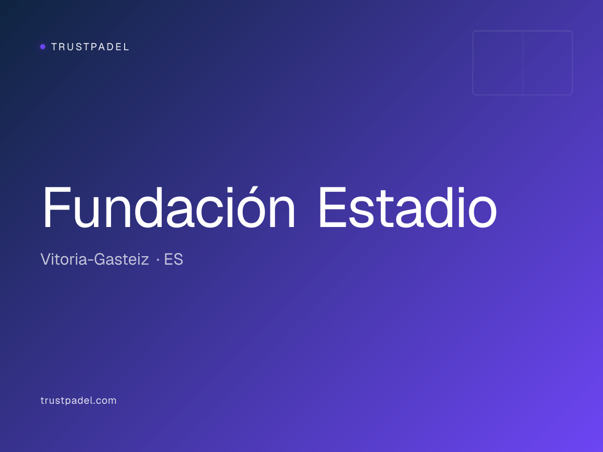 Fundación Estadio padel club