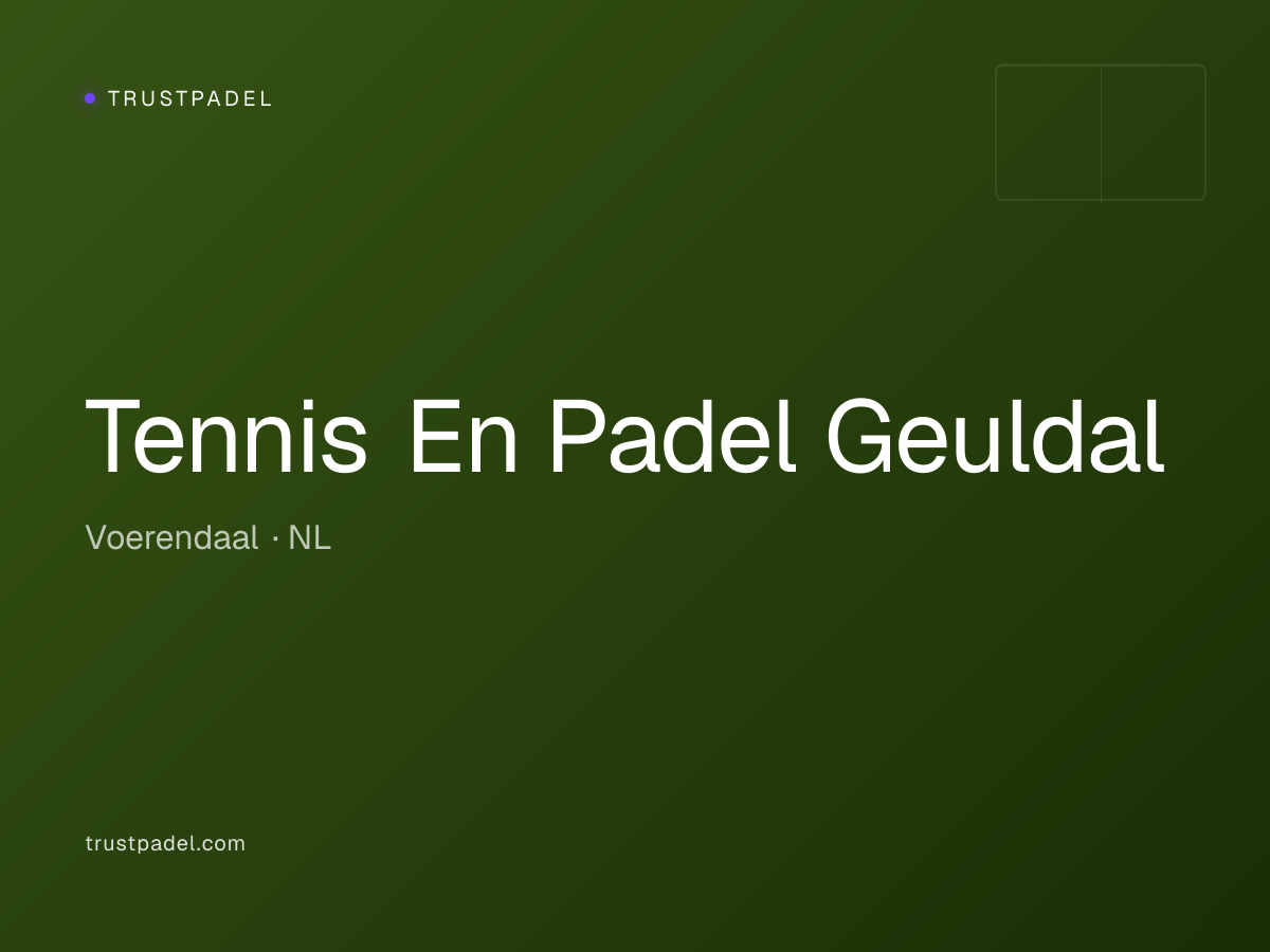 Tennis En Padel Geuldal padel club