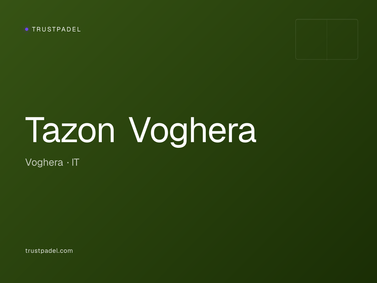 Tazon Voghera padel club