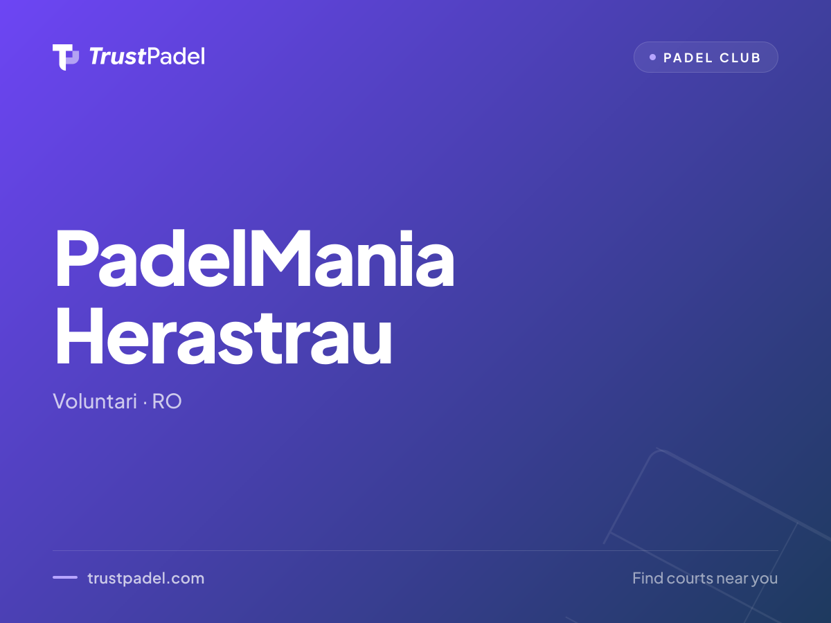 PadelMania Herastrau padel club