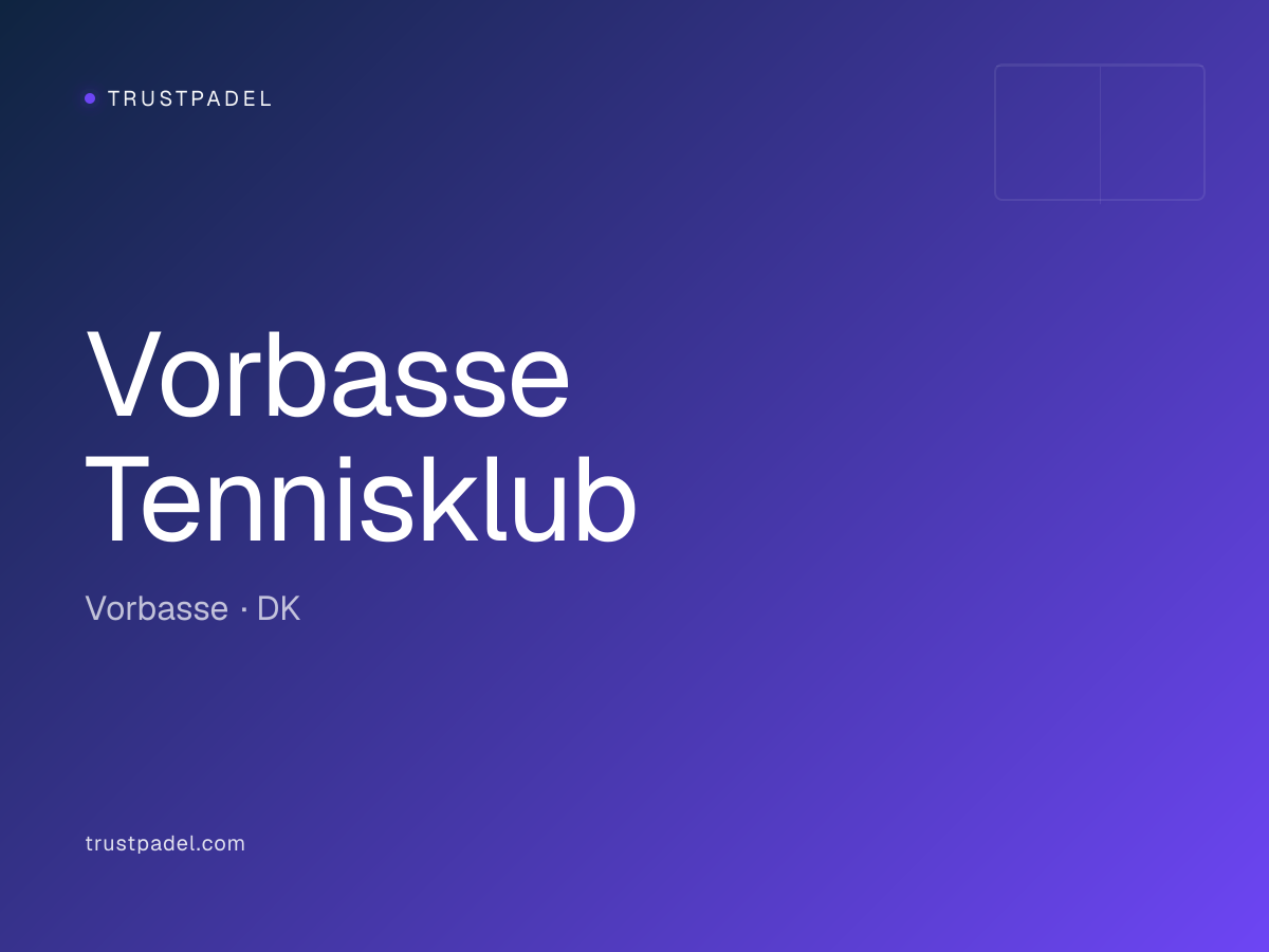 Vorbasse Tennisklub padel club