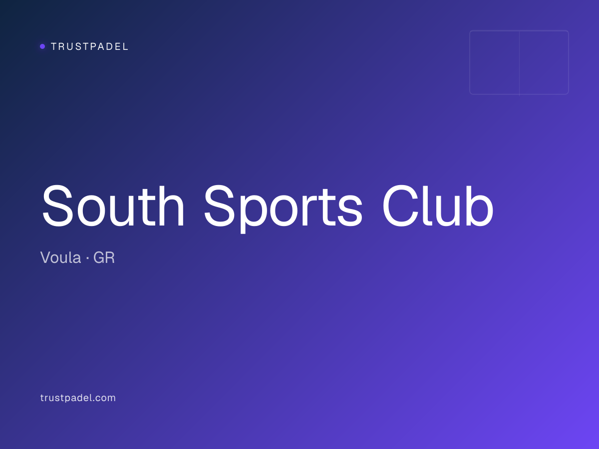 South Sports Club padel club
