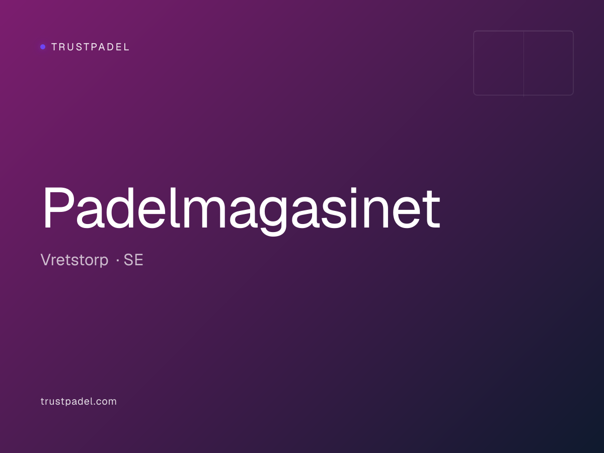 Padelmagasinet padel club