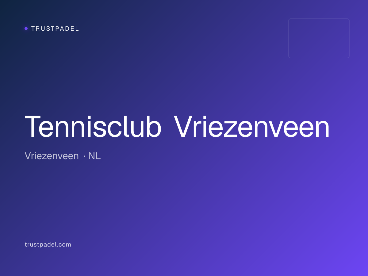 Tennisclub Vriezenveen padel club
