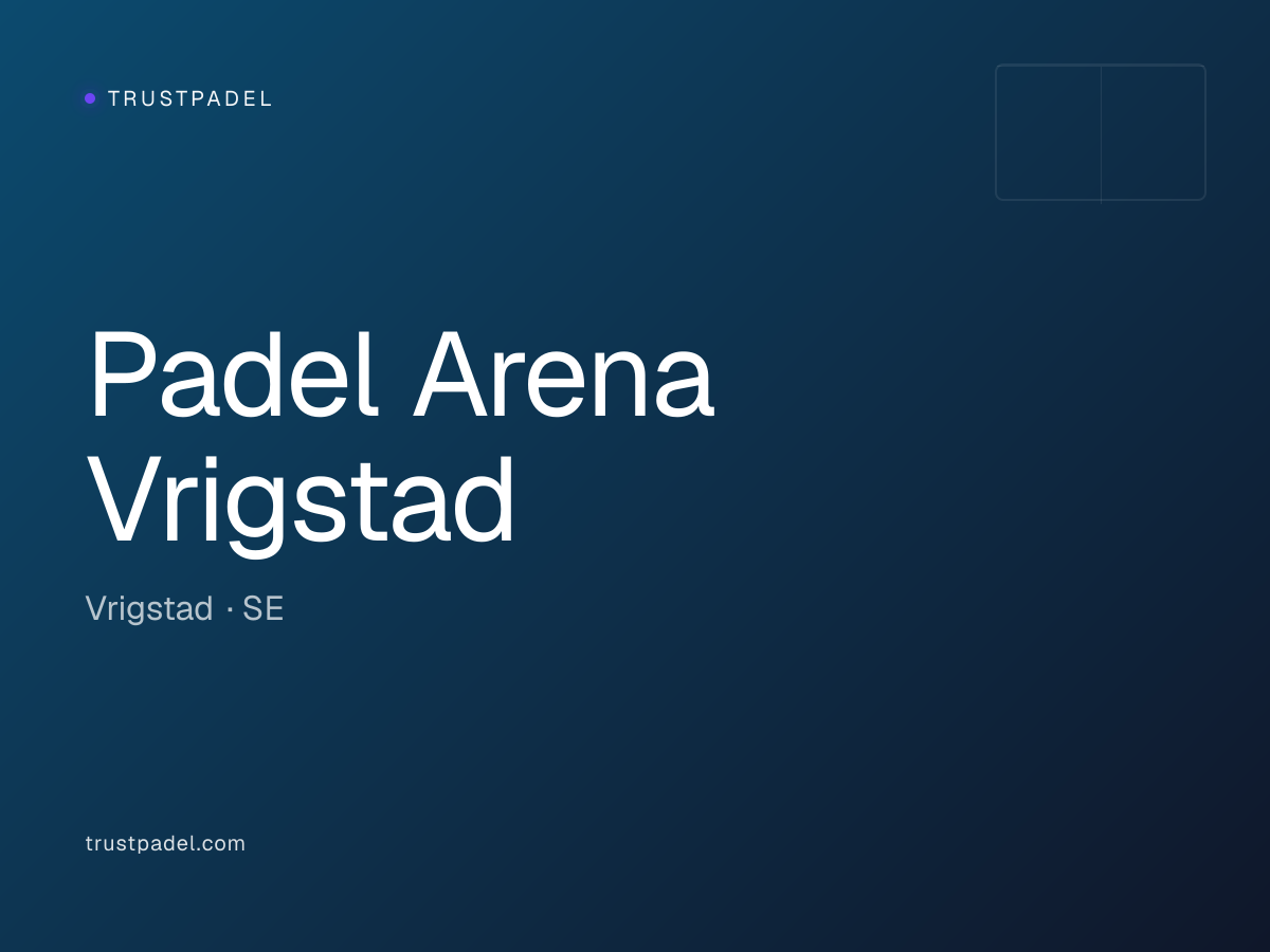 Padel Arena Vrigstad padel club