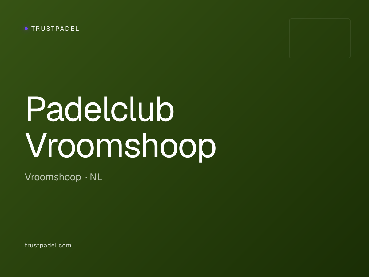 Padelclub Vroomshoop padel club