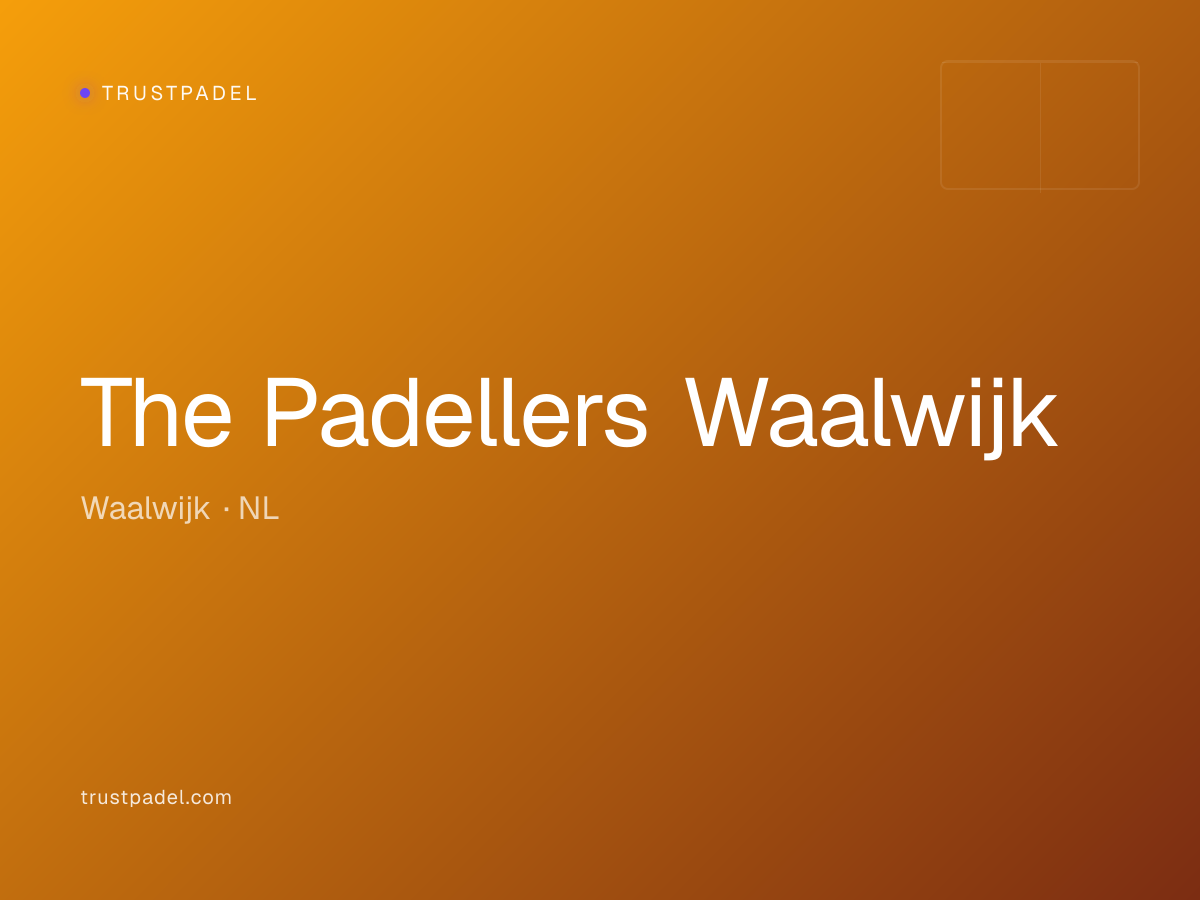 The Padellers Waalwijk padel club
