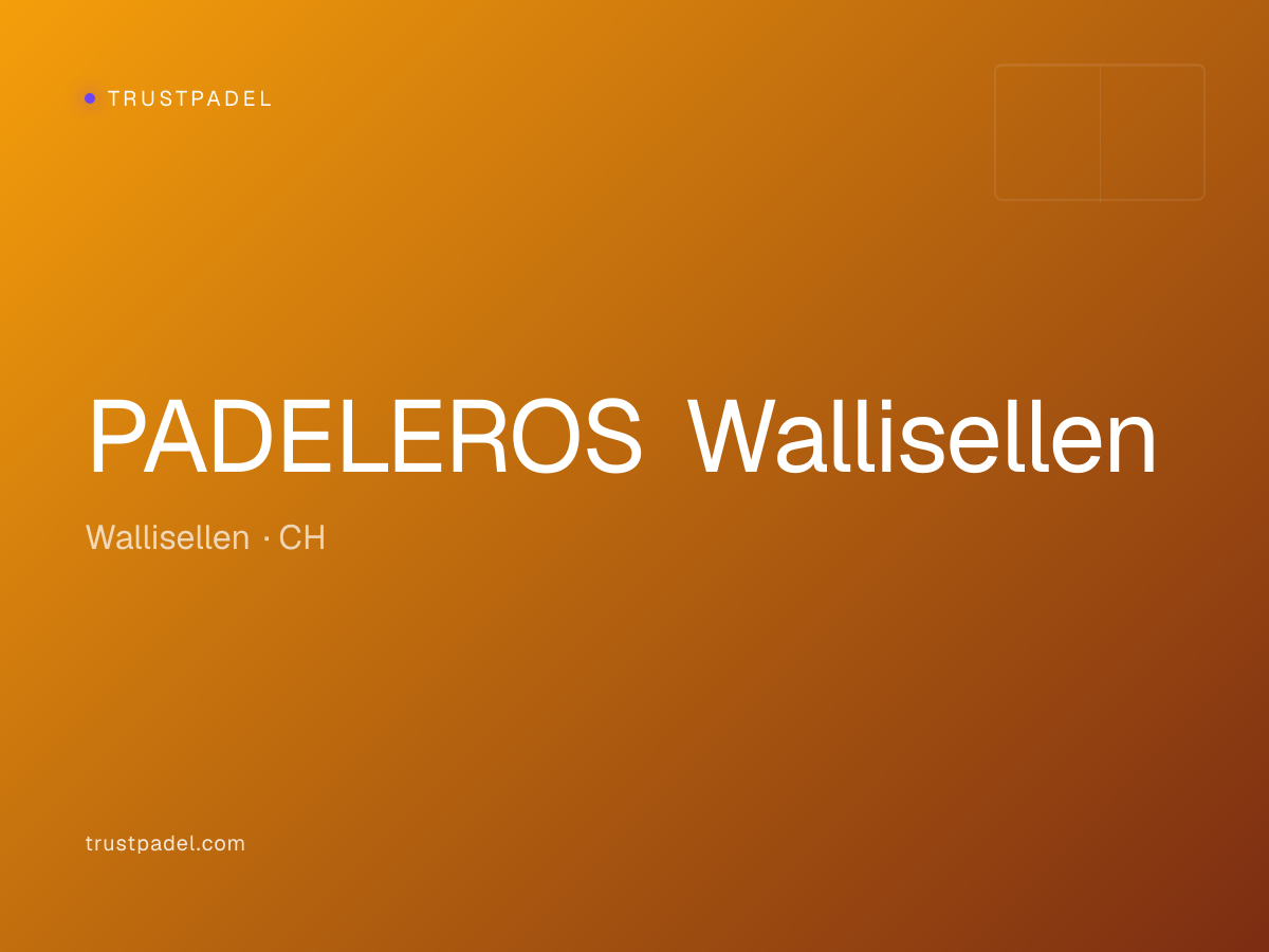 PADELEROS Wallisellen padel club