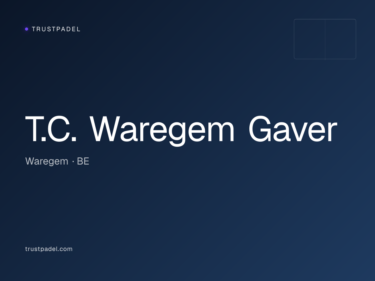 T.C. Waregem Gaver padel club