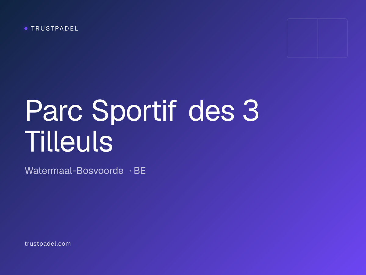 Parc Sportif des 3 Tilleuls padel club