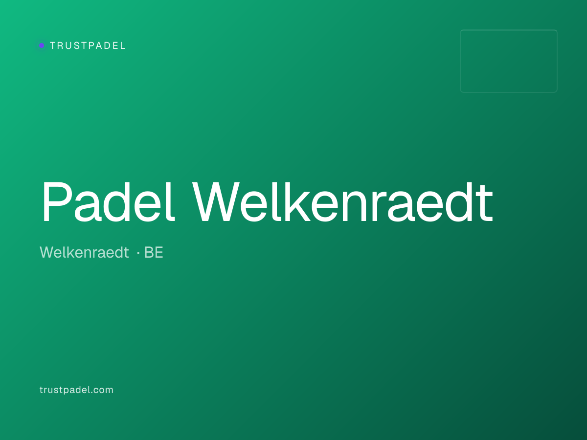 Padel Welkenraedt padel club