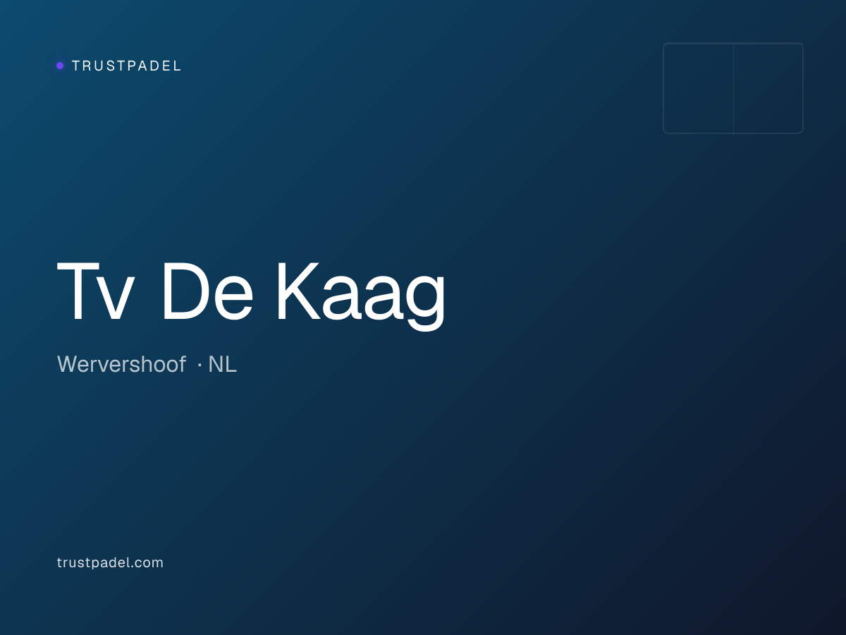 Tv De Kaag padel club