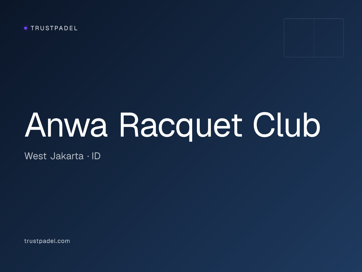 Anwa Racquet Club padel club