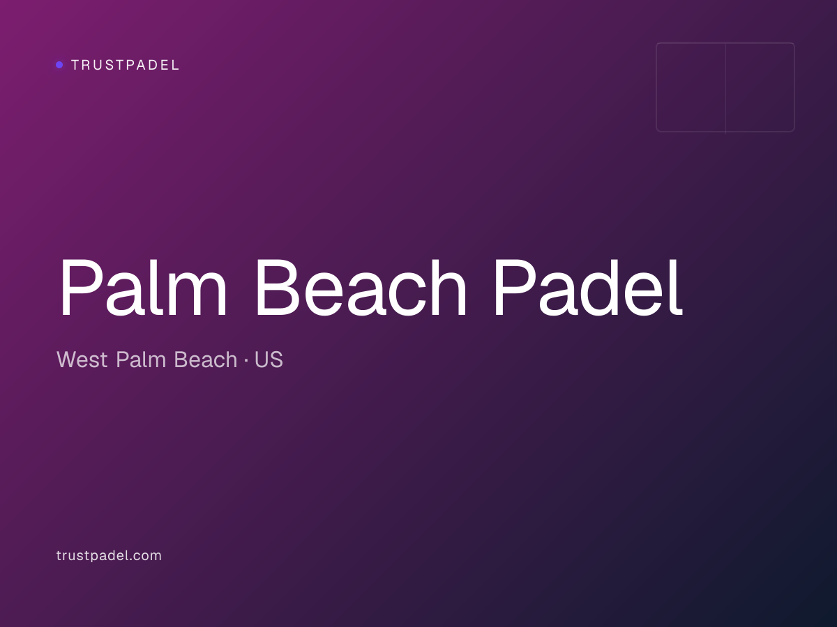 Palm Beach Padel padel club
