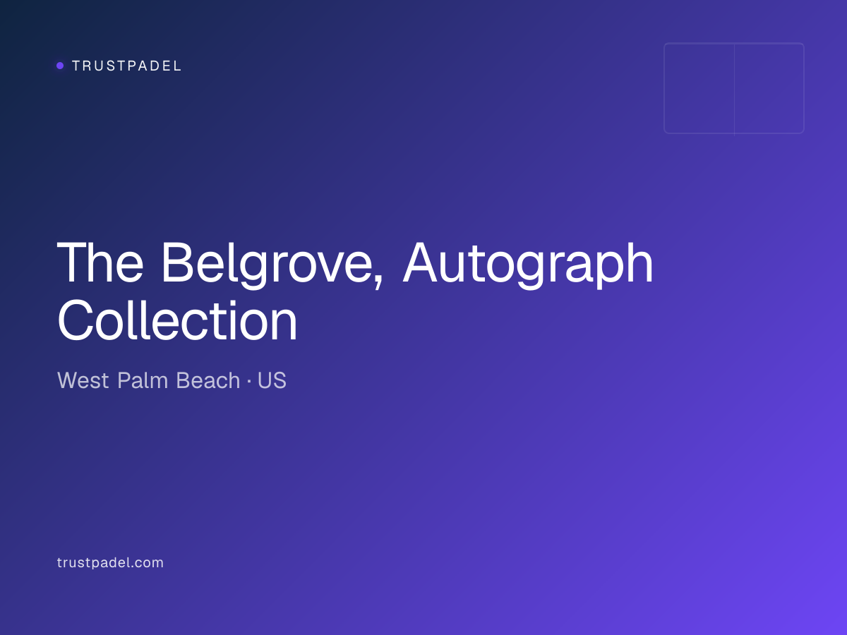 The Belgrove, Autograph Collection padel club