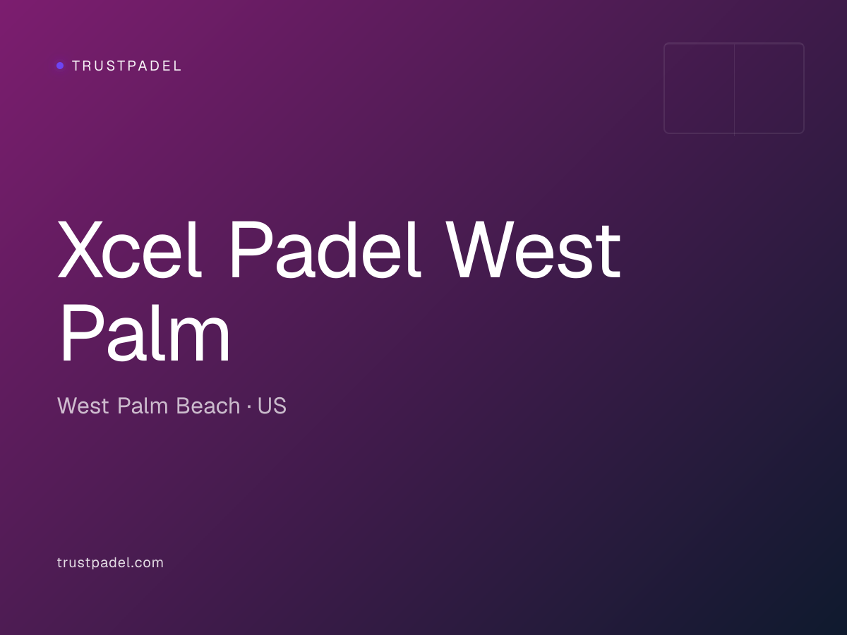 Xcel Padel West Palm padel club