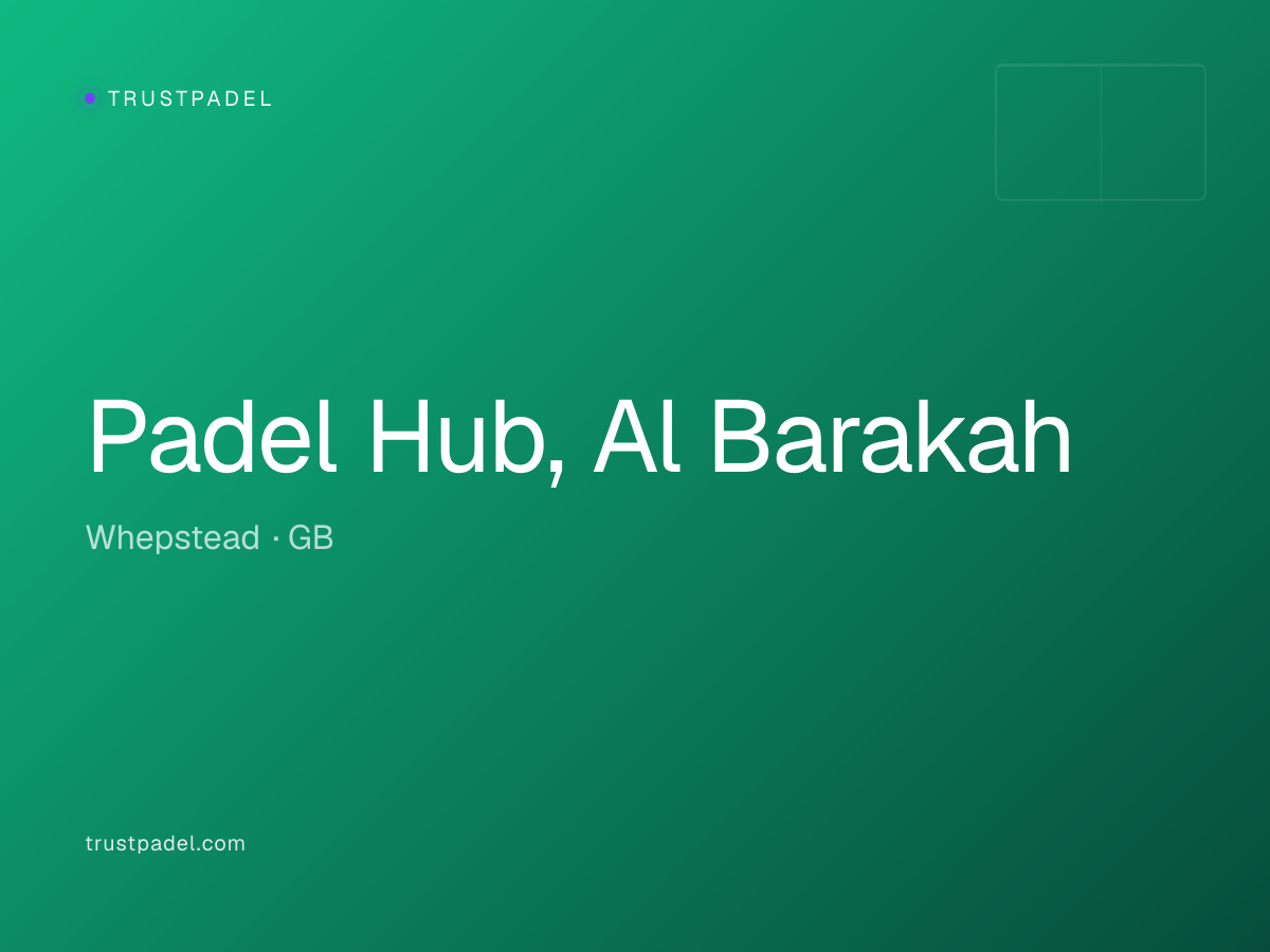 Padel Hub, Al Barakah padel club