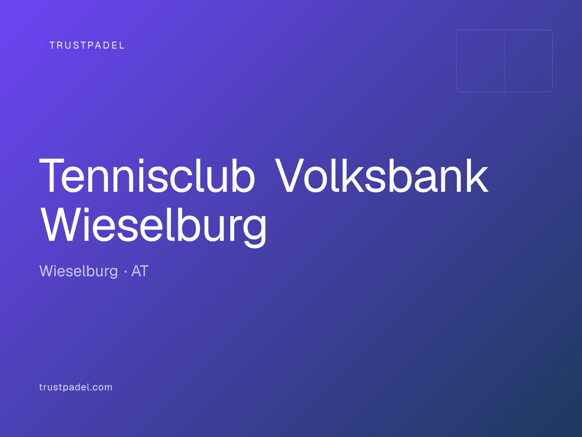Tennisclub Volksbank Wieselburg padel club