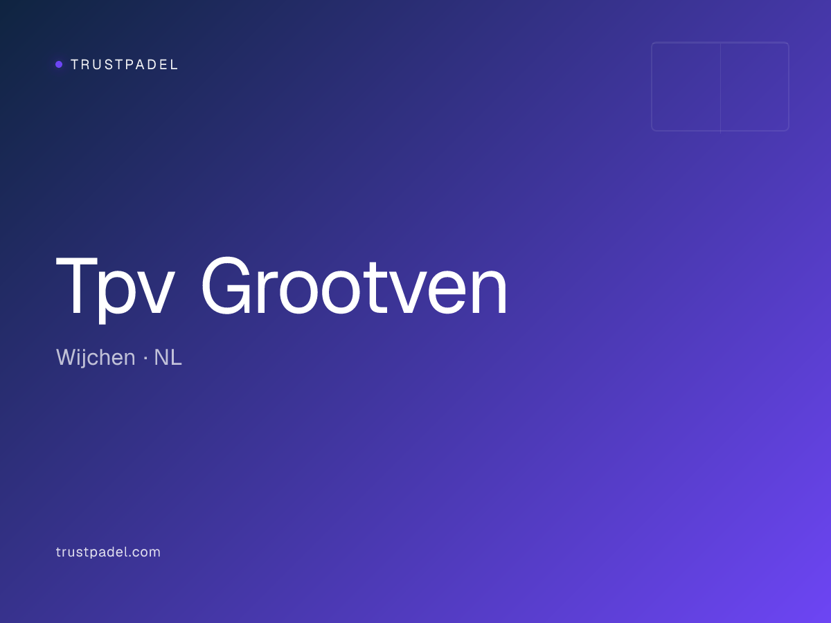 Tpv Grootven padel club