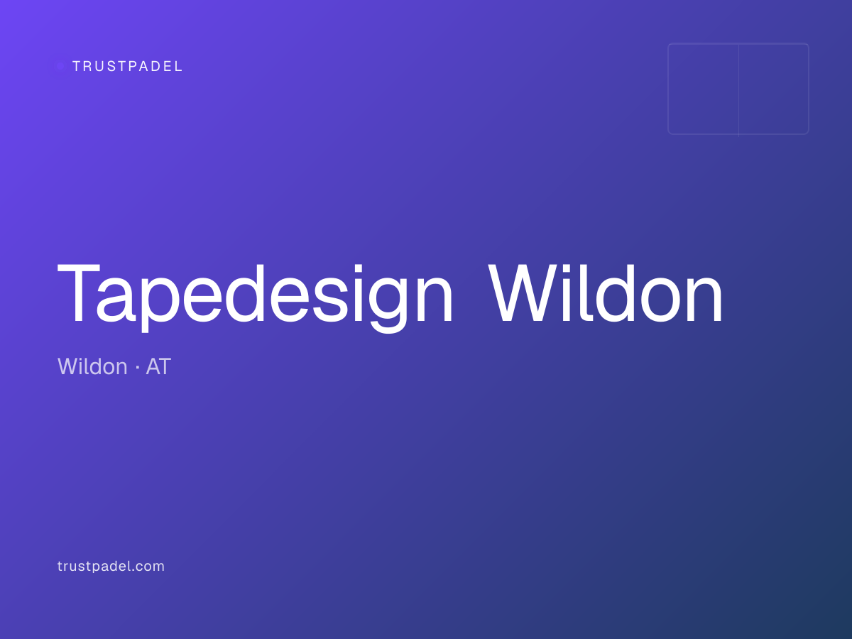 Tapedesign Wildon padel club