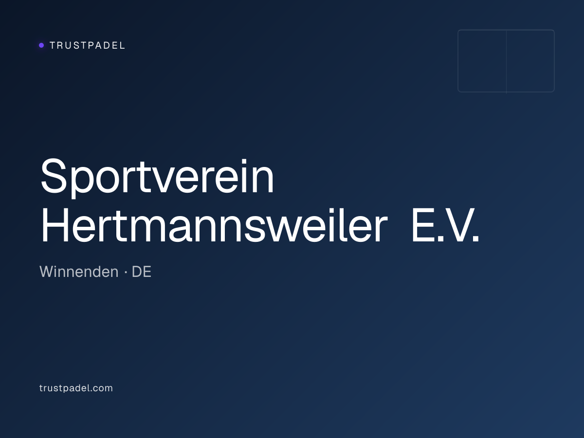 Sportverein Hertmannsweiler E.V. padel club
