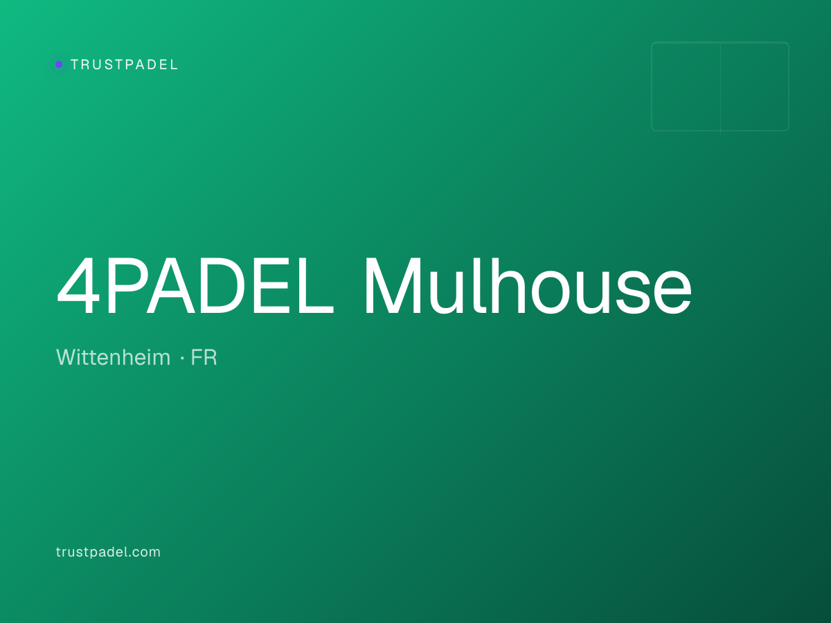 4PADEL Mulhouse padel club