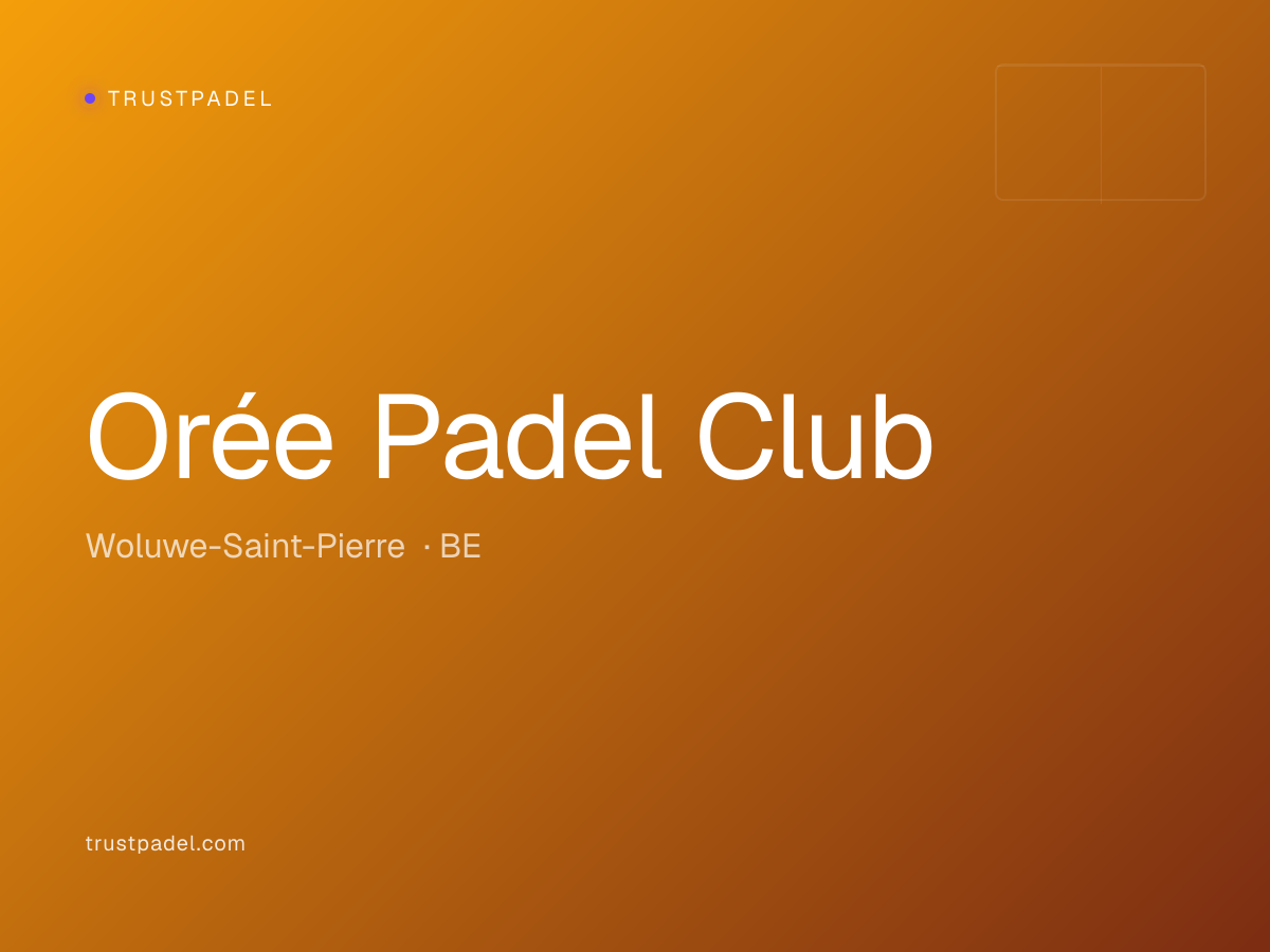 Orée Padel Club padel club