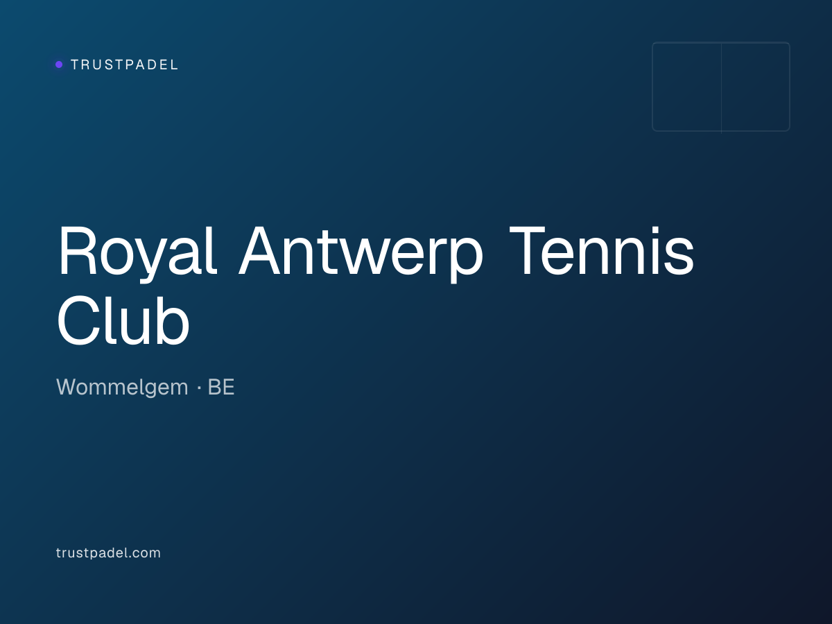 Royal Antwerp Tennis Club padel club