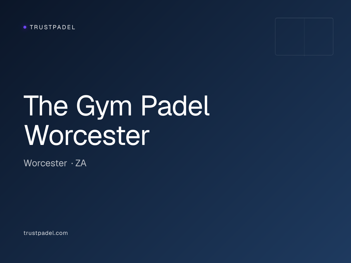 The Gym Padel Worcester padel club