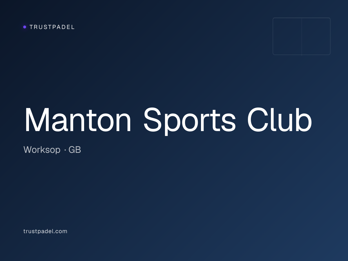Manton Sports Club padel club